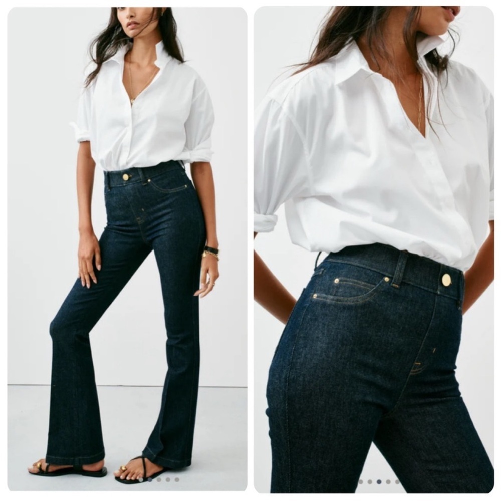 SPANX SPANXshape™ Original EveryWear
Flare Jeans Raw Indigo SZ Large